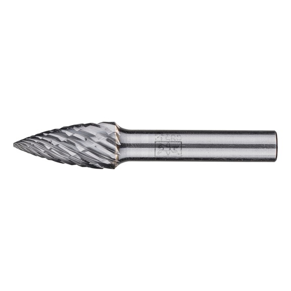 PFERD carbide burr CAST pointed bend SPG diameter 12x25 mm shank 8 mm - Rotor milling cutter