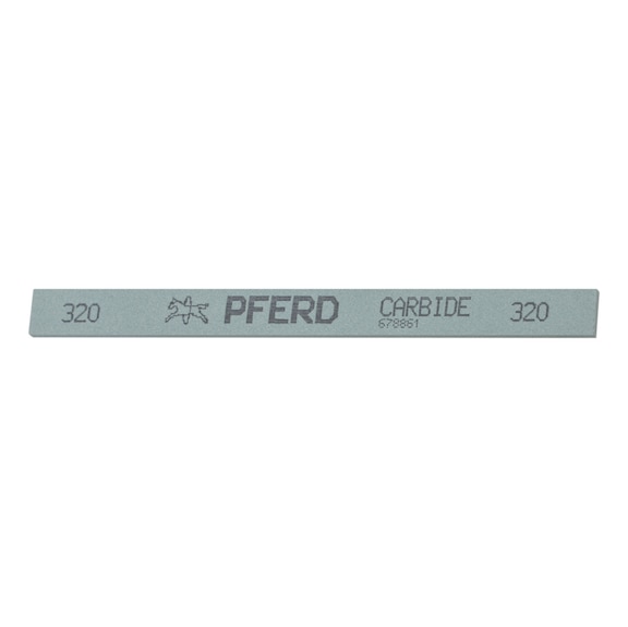 PFERD polishing stone square 13x3x150mm SiC320 for hard materials toolmaking - Grinding stone