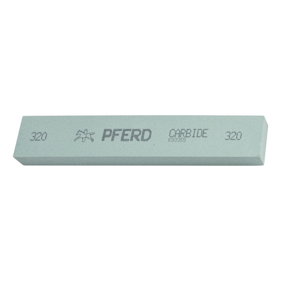 PFERD polishing stone square 25x13x150mm SiC320 for hard materials toolmaking - Grinding stone