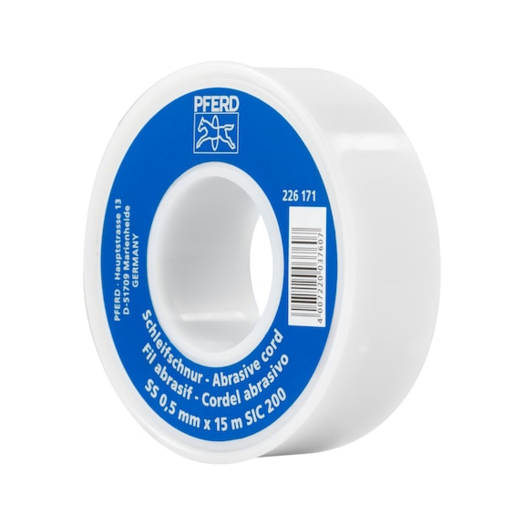 PFERD SIC sanding cord SS diameter 0.4 mm x 15 m SIC200 for toolmaking - Abrasive tool made of abrasive on a base