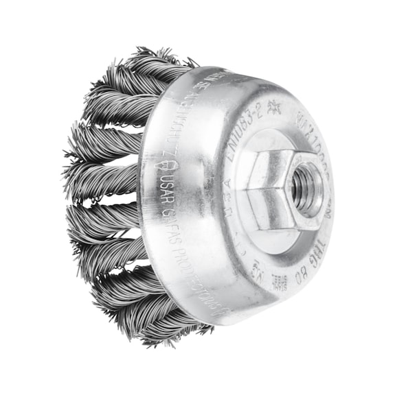PFERD COMBITWIST Topfbürste gezopft TBG Durchmesser 80mm M14 Draht 0,50mm - Topfbürste