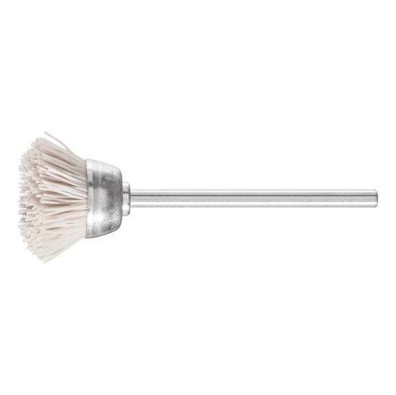 PFERD miniature cup brush TBU diameter 18 mm shaft 2.34 mm grit 600 - Cup brush