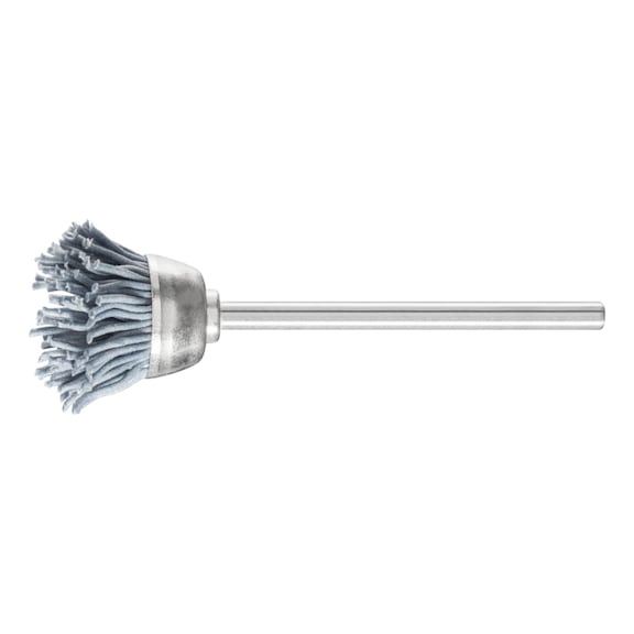 PFERD miniature cup brush TBU diameter 18mm shaft 2.34mm SiC filament 0.55 - Cup brush