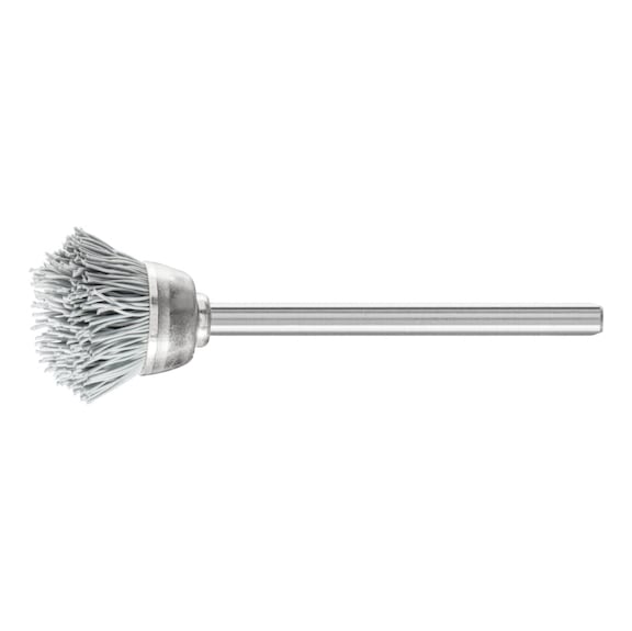 PFERD miniature cup brush TBU diameter 18 mm shaft 3 mm SiC 0.25 grit 800 - Cup brush