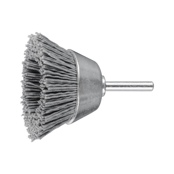 PFERD Topfbürste ungezopft TBU Durchmesser 50mm Schaft 6 mm SiC 0,90 Korn 180 1 - Topfbürste