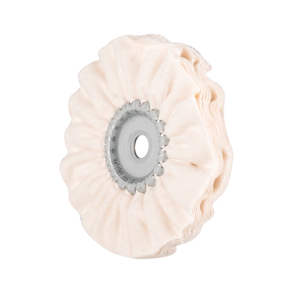 PFERD cloth ring TR flannel diameter 100x10mm bore 10mm - Buffing wheel