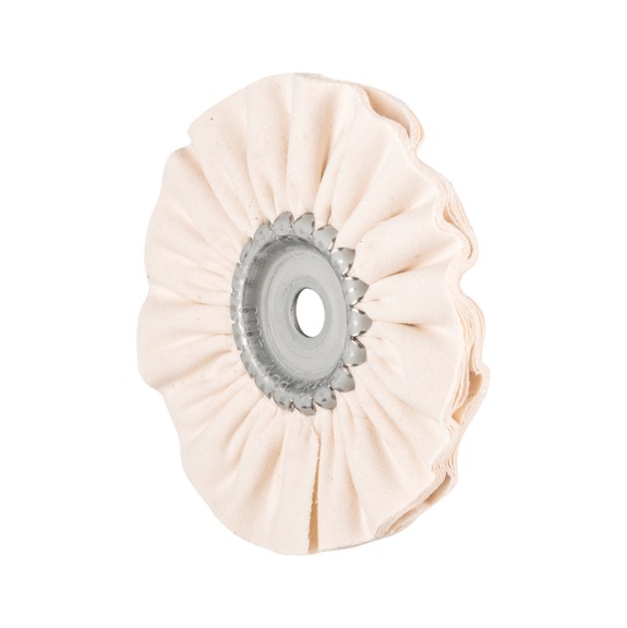 PFERD cloth ring TR hard diameter 100x10mm bore 10mm for pre-polishing - Buffing wheel