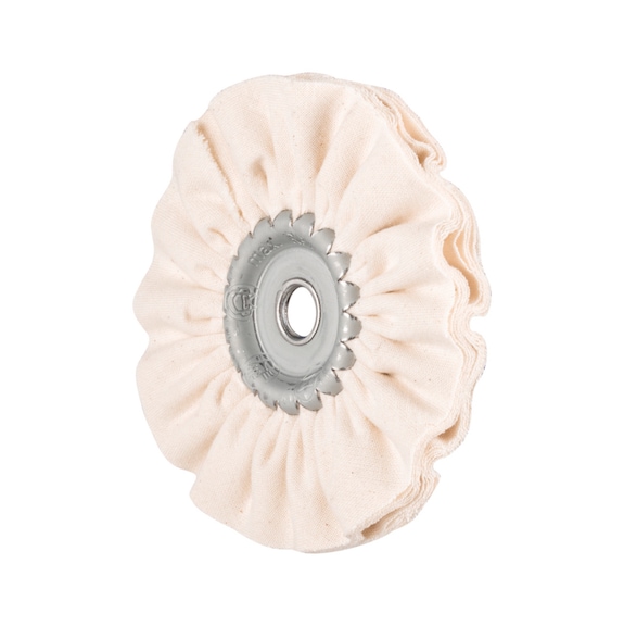 PFERD cloth ring TR soft diameter 100x10mm bore 10mm for high-gloss polishing - Buffing wheel