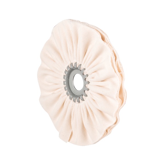 PFERD Tuchring TR weich Durchmesser 150x10mm Bohrung 20mm für Hochglanzpolitur - Schwabbelscheibe