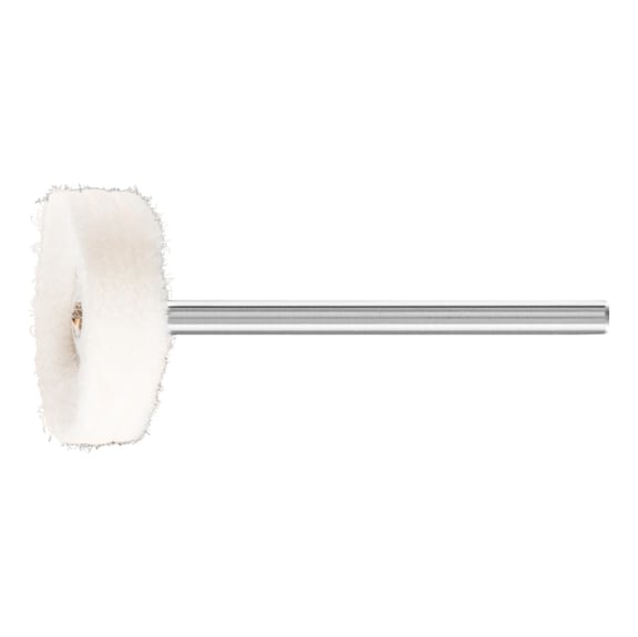 PFERD cloth ring TR flannel diameter 22x10mm shaft 3 mm for mirror polish - Buffing wheel