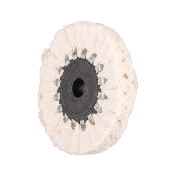 PFERD cloth ring TR soft diameter 50x10mm bore 6 mm for high-gloss polishing - Buffing wheel