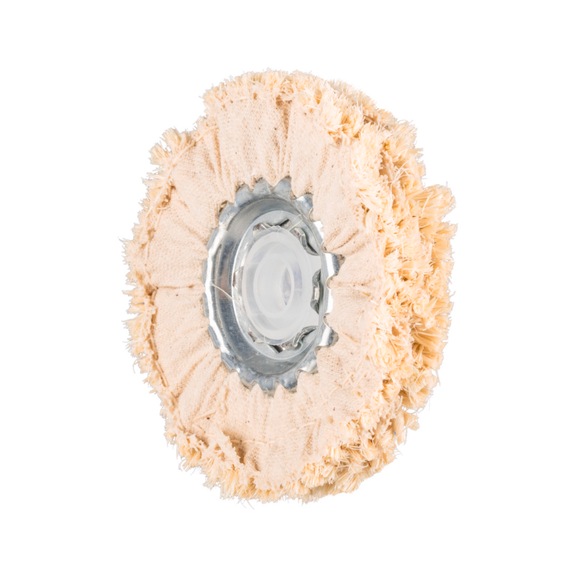 PFERD Tuchring TR Sisal Durchmesser 80x10mm Bohrung 10mm für grobe Vorpolitur - Schwabbelscheibe