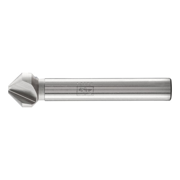 PFERD HSS taper and deburring countersink UGT 90 degrees diameter 12.4 mm shank 8 mm - Short countersink