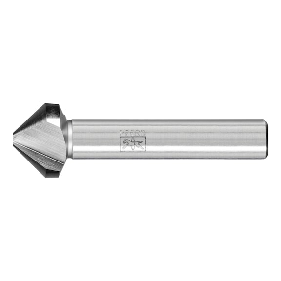 PFERD HSS taper and deburring countersink UGT 90 degrees diameter 19 mm shank 10 mm - Short countersink