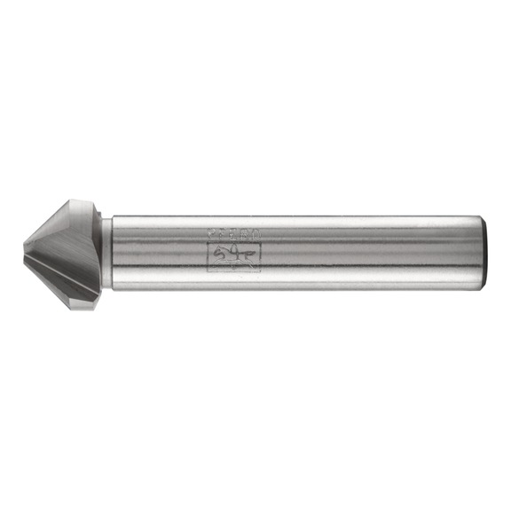 PFERD HSSE Co5 taper and deburring countersink 90 degrees diameter 15 mm shank 10 mm - Short countersink