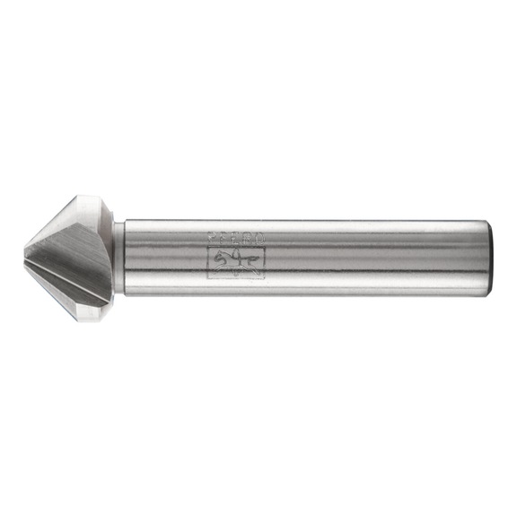 PFERD HSSE Co5 taper and deburring countersink 90 degrees diameter 16.5 mm shank 10 mm - Short countersink