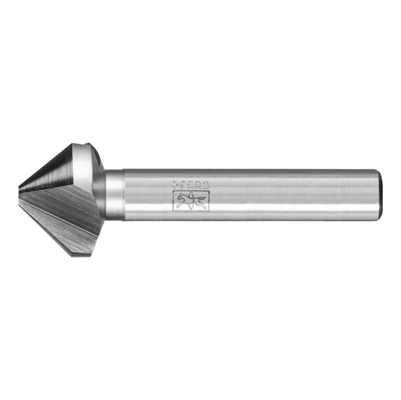 PFERD HSSE Co5 taper and deburring countersink 90 degrees diameter 23 mm shank 25 mm - Short countersink