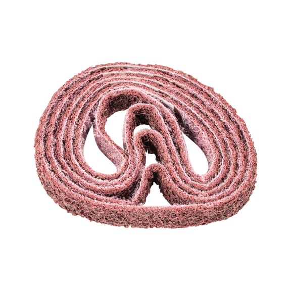 PFERD Vlies Schleifband VB 12x305 mm A180 M für Feinschliff und Finish - Schleifband für Bandschleifer