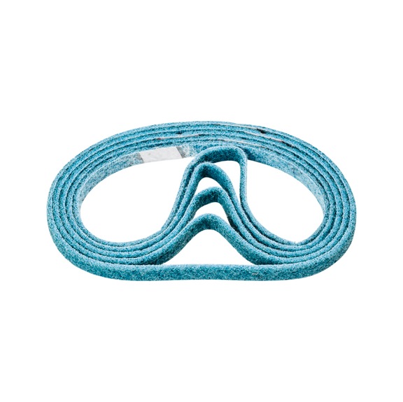 PFERD non-woven abrasive belt VB 12x520mm A240 F for fine sanding and finishing - Sanding belt for belt sander