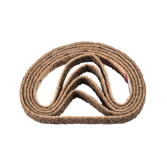 PFERD Vlies Schleifband VB 20x520mm A100 G für Feinschliff und Finish - Schleifband für Bandschleifer