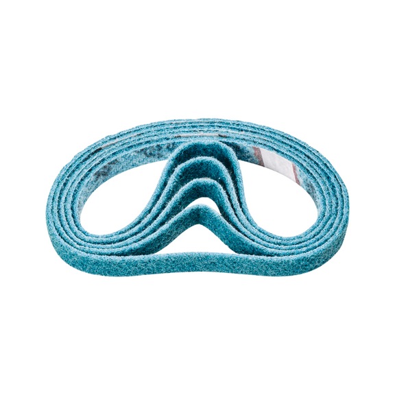 PFERD non-woven abrasive belt VB 20x520mm A240 F for fine sanding and finishing - Sanding belt for belt sander