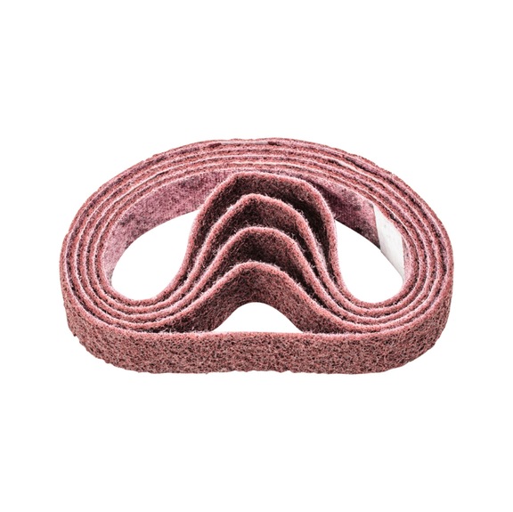 PFERD non-woven abrasive belt VB 30x533 mm A180 M for fine sanding and finishing - Sanding belt for belt sander