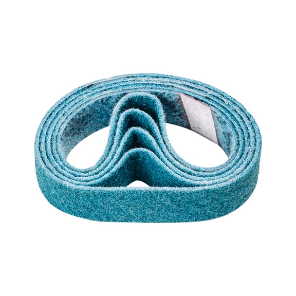 PFERD non-woven abrasive belt VB 35x450mm A240 F for fine sanding and finishing - Sanding belt for belt sander