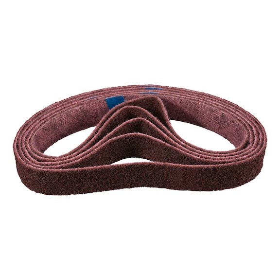 PFERD non-woven abrasive belt VB 40x820 mm A180 M for fine sanding and finishing - Sanding belt for belt sander