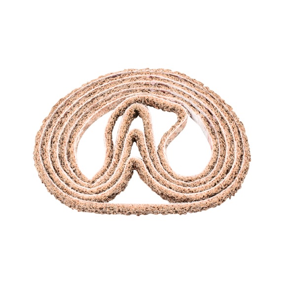 PFERD non-woven abrasive belt VB 6x305 mm A100 G for fine sanding and finishing - Sanding belt for belt sander