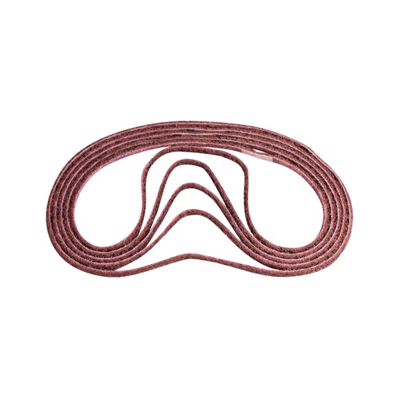 PFERD non-woven abrasive belt VB 6x610mm A180 M for fine sanding and finishing - Sanding belt for belt sander