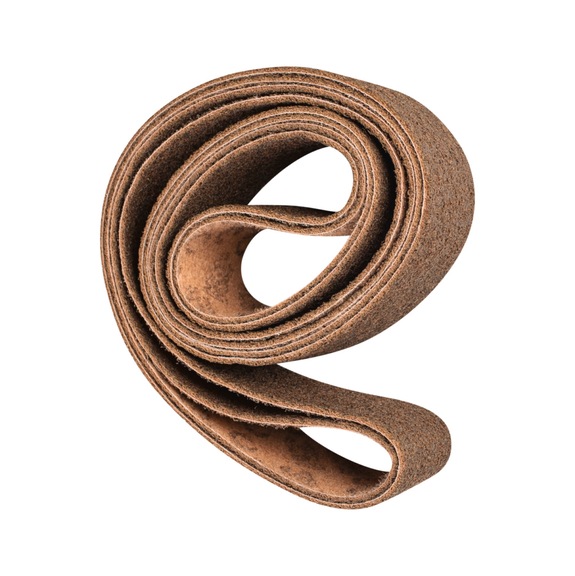 PFERD Vlies Schleifband VB 75x2500mm A100 G für Feinschliff und Finish - Schleifband für Bandschleifer