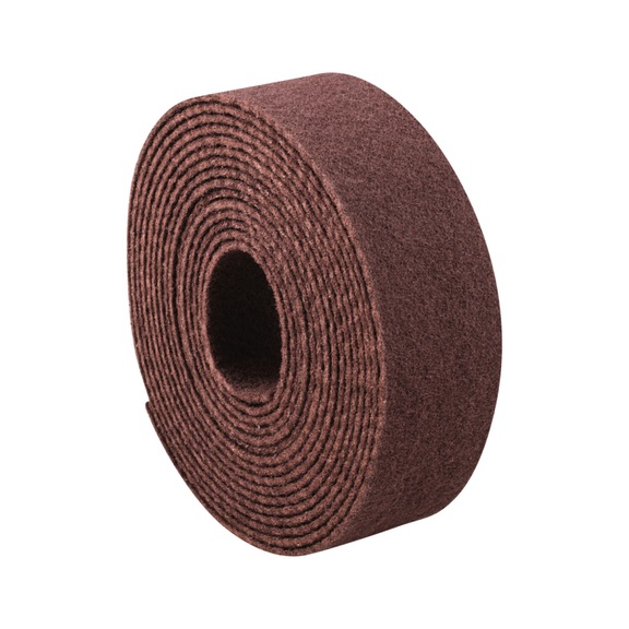 PFERD POLINOX non-woven tape roll VBR 100mm x 10m corundum A180 - Abrasive tool made of abrasive on a base