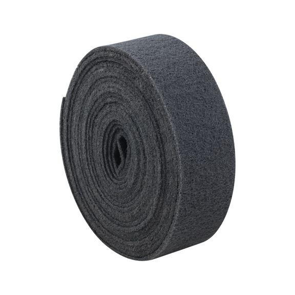 PFERD POLINOX non-woven belt roll VBR 100mm x 10m SiC 400 for fine sanding and finishing - Abrasive tool made of abrasive on a base