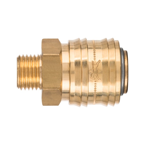 PFERD coupling VKA 1/4, self-adjusting valve coupling with male thread - Grinding machine (compressed air, other)