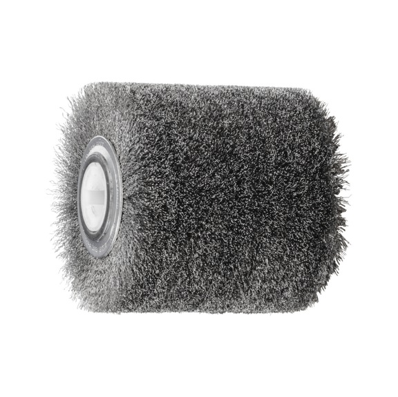 PFERD roller brush WBU diameter 100x100x19.1 mm bore stainless steel wire 0.20 - Round brush