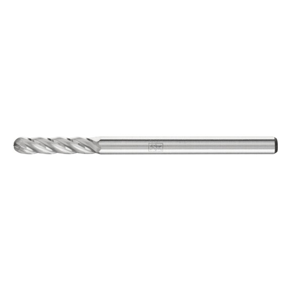 PFERD carbide burr ALU cylindrical round WRC diameter 03x13mm shank 3mm - Rotor milling cutter