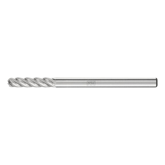 PFERD carbide burr INOX cylindrical round WRC diameter 03x13 mm shank 3 mm - Rotor milling cutter