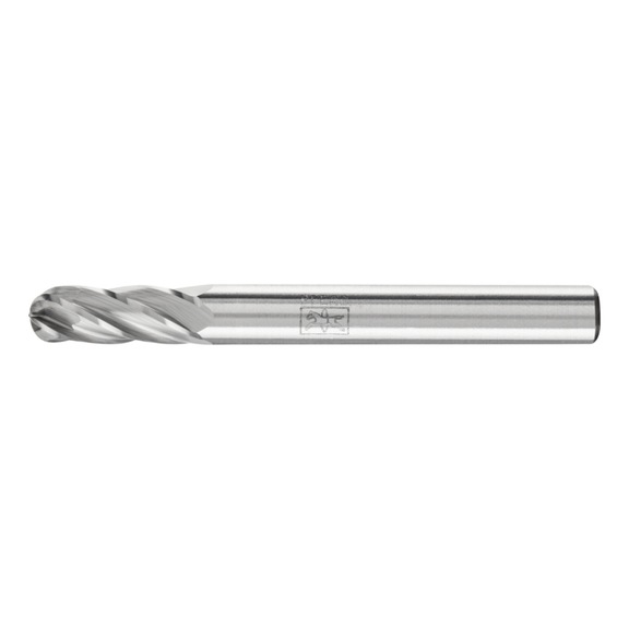 PFERD carbide burr ALU cylindrical round WRC diameter 06x16mm shank 6mm - Rotor milling cutter