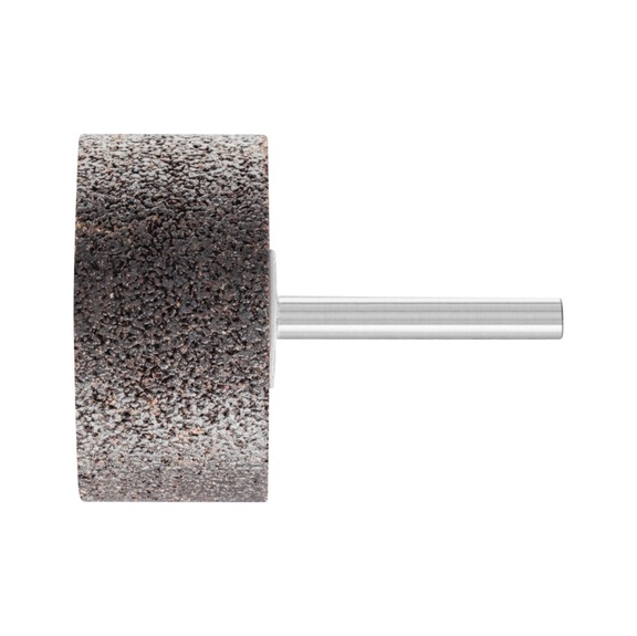 PFERD INOX Schleifstift Zylinder Durchmesser 50x25 mm Schaft 6 mm A24 Edelstahl - Schleifstift und Schleifkörper mit Gewindeeinsatz