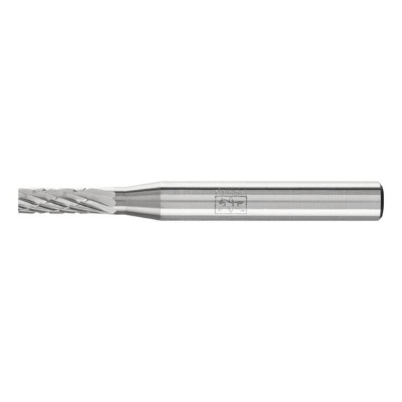 PFERD carbide burr cylinder ZYA diameter 04x13 mm shank 6 mm Z3P - Rotor milling cutter