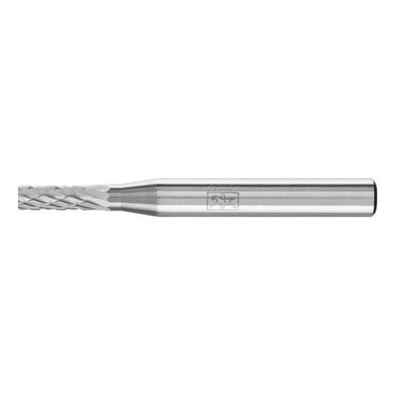 PFERD Hartmetall Frässtift Zylinder ZYA Durchmesser 04x13 mm Schaft 6 mm Z4 - Rotorfräser