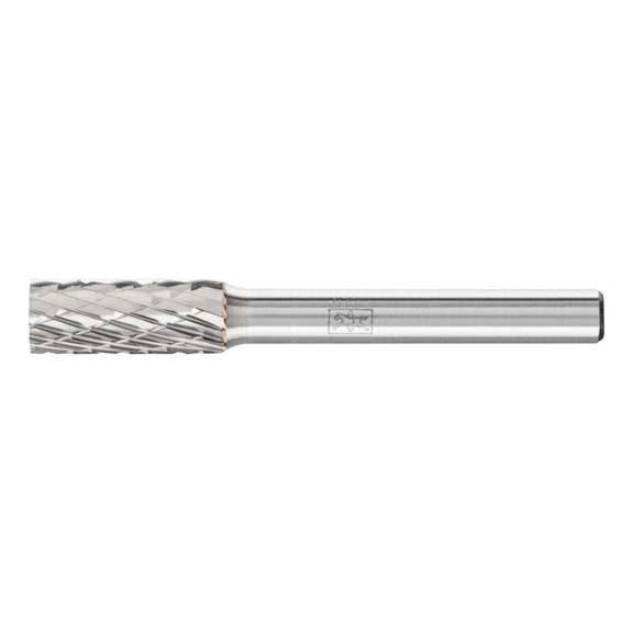 PFERD carbide burr TOUGH cylinder ZYA diameter 08x20mm shank 6 mm - Rotor milling cutter