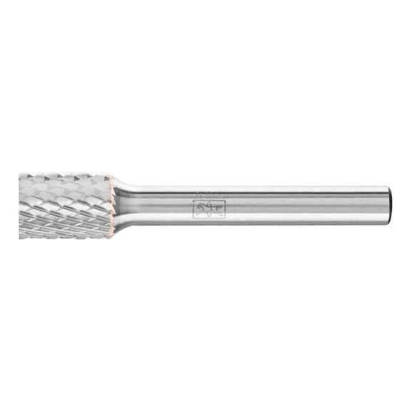 PFERD Hartmetall Frässtift Zylinder ZYA Durchmesser 10x13 mm Schaft 6 mm Z4 - Rotorfräser