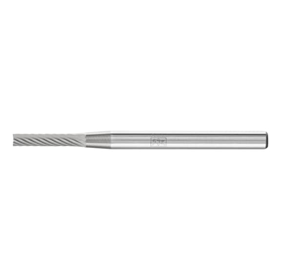 PFERD carbide burr cylinder ZYAS serrated 02x10mm shank 3mm Z5 - Rotor milling cutter