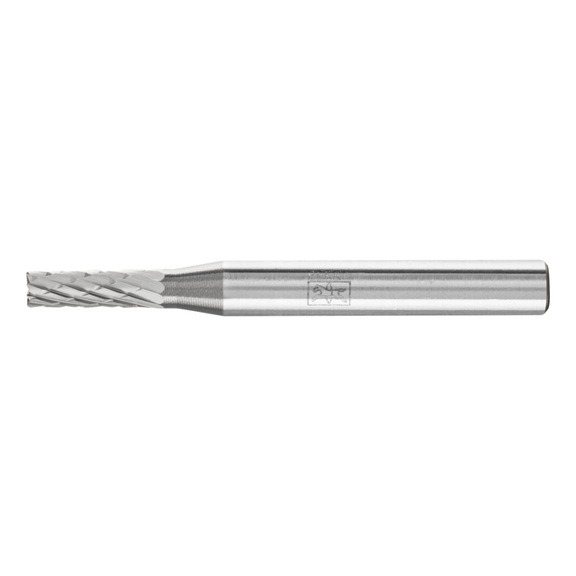 PFERD carbide burr cylinder ZYAS face-toothed diameter 04x13 mm Z4 - Rotor milling cutter