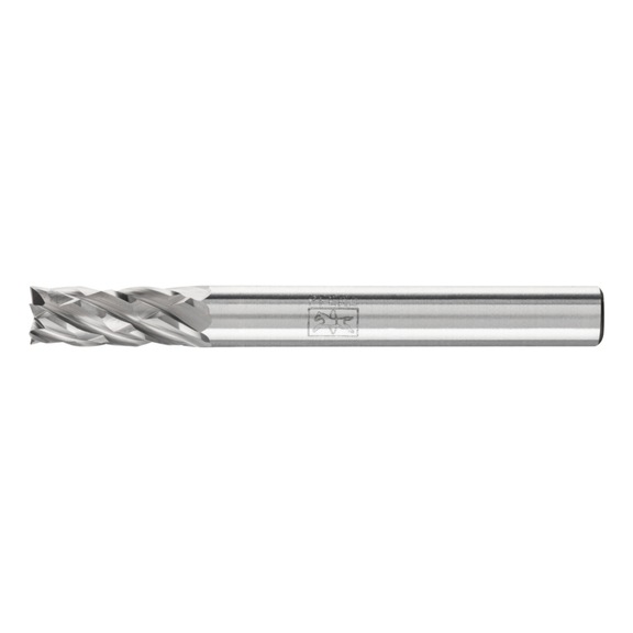 PFERD Hartmetall Frässtift CAST Zylinder ZYAS stirnverzahnt Durchmesser 06x16 mm - Rotorfräser