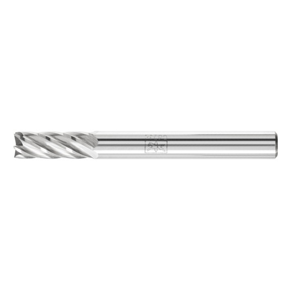 PFERD carbide burr INOX cylinder ZYAS serrated D 06x16mm shank 6mm - Rotor milling cutter