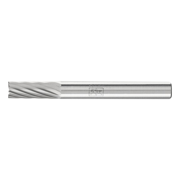 PFERD Hartmetall Frässtift Zylinder ZYAS stirnverzahnt Durchmesser 06x16 mm Z3 - Rotorfräser