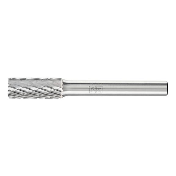 PFERD carbide burr TOUGH cylinder ZYAS face diameter 08x20mm, 6mm - Pin file
