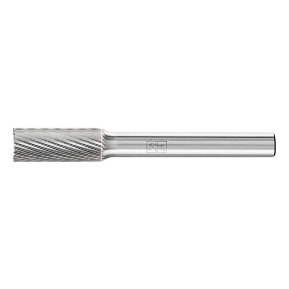 PFERD Hartmetall Frässtift Zylinder ZYAS stirnverzahnt 08x20mm Schaft 6mm Z5 - Rotorfräser
